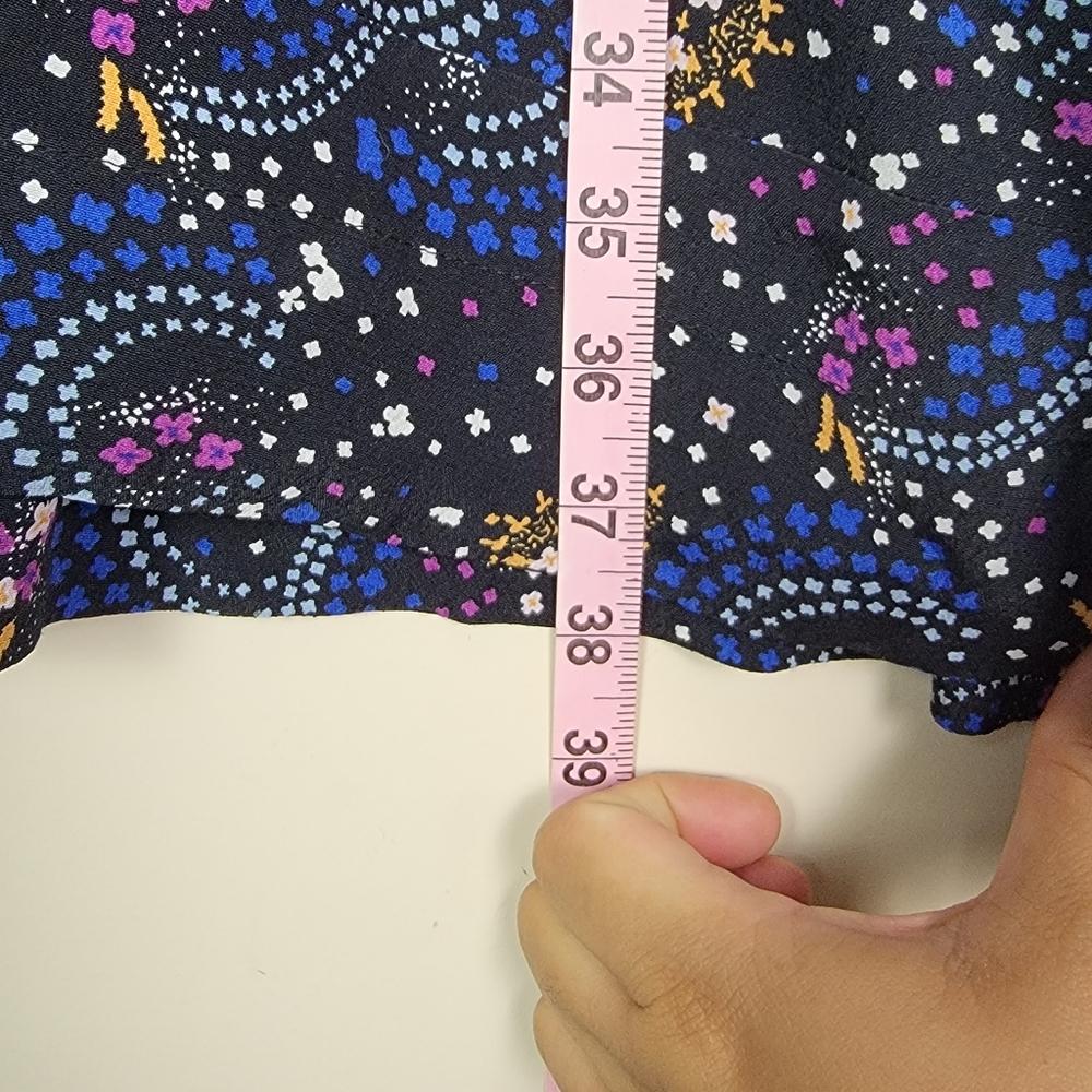 Maeve Anthropologie Gianna Tunic Dress Star‎ Print Pockets Sz 4 - Picture 10 of 11